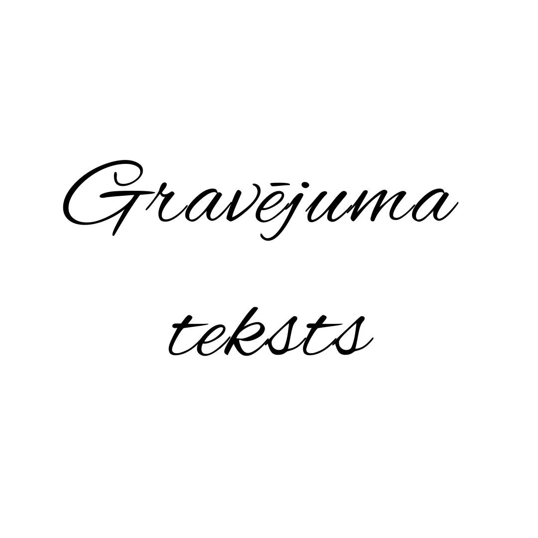 Gravējuma teksts no priekšas