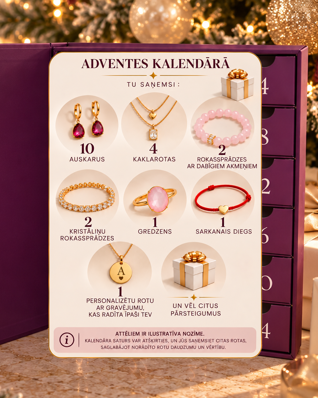 Rotu Adventes Kalendārs 24 dienas