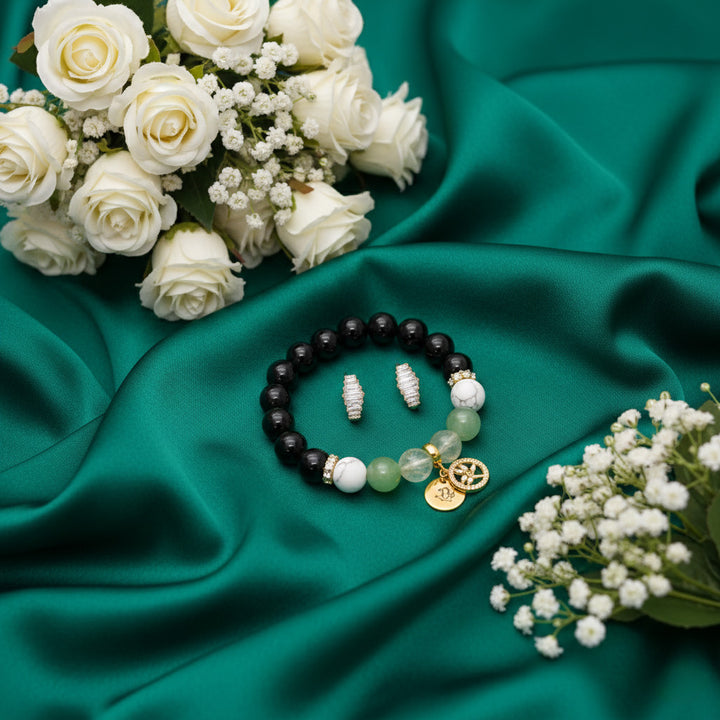 Komplekts ar horoskopa rokassprādzi Mežāzim