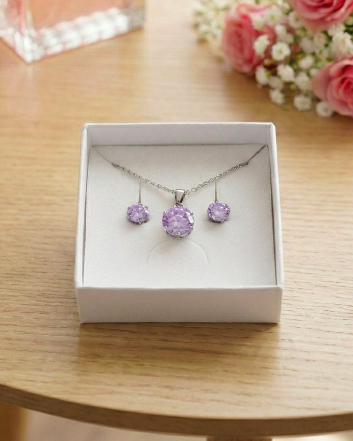 Rotu kompekts Violet Star sudraba