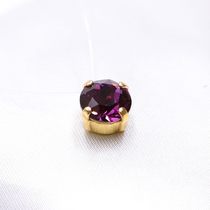 Neredzamā kaklarota ar kristālu 8mm