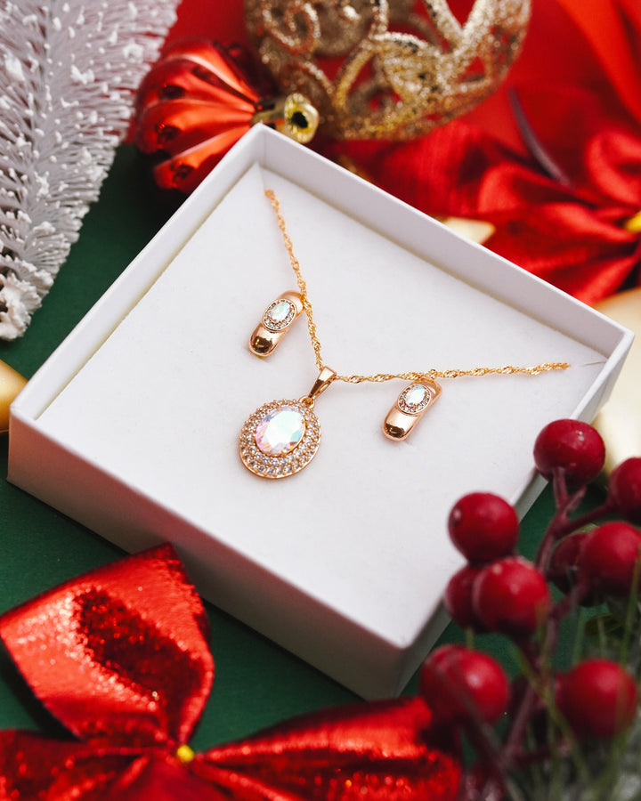 Rotu komplekts auskari Spožums