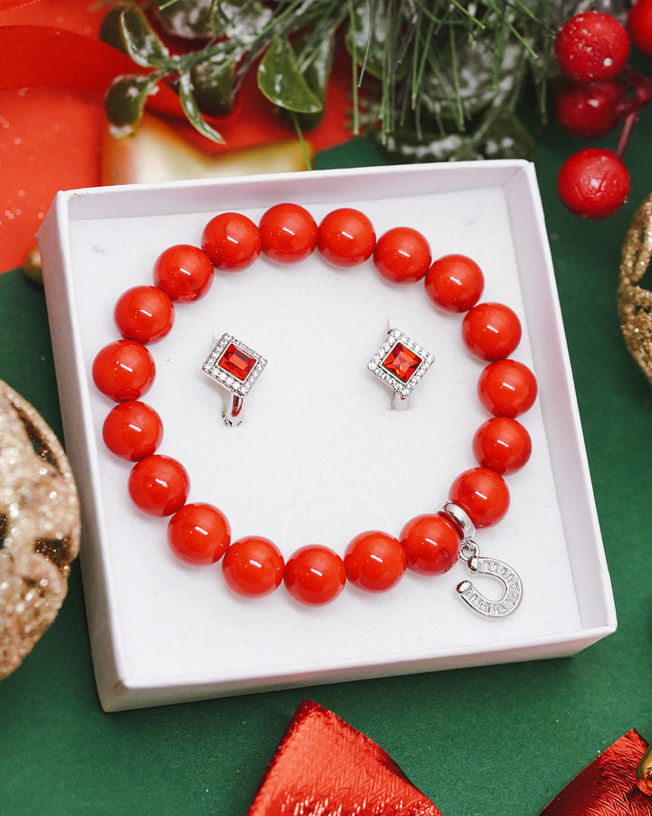 Rotu komplets Sarkanā Zirga gads - laimes pakavs