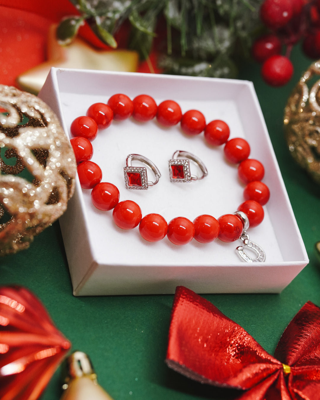 Rotu komplets Sarkanā Zirga gads - laimes pakavs