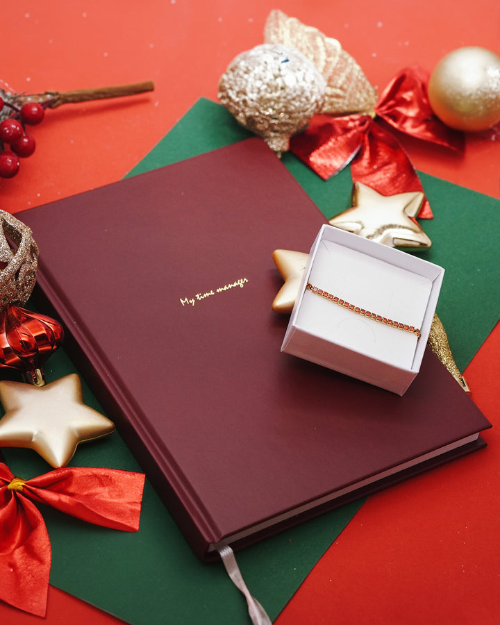 Plānotājs My time manager RAW RUBY un rokassprādze