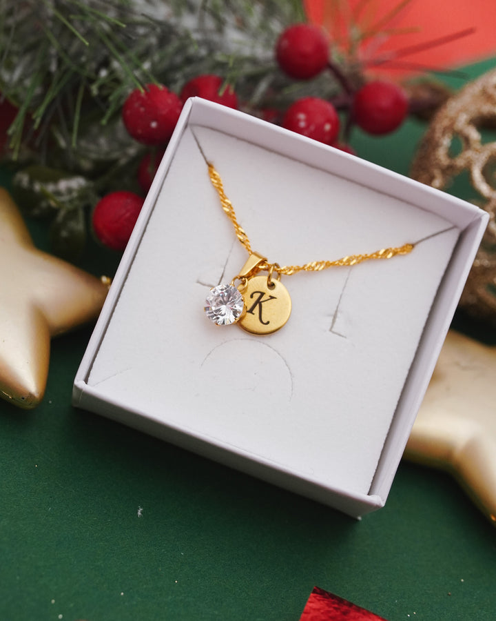 Kaklarota ar tavu gravējumu Spīdums, zelta