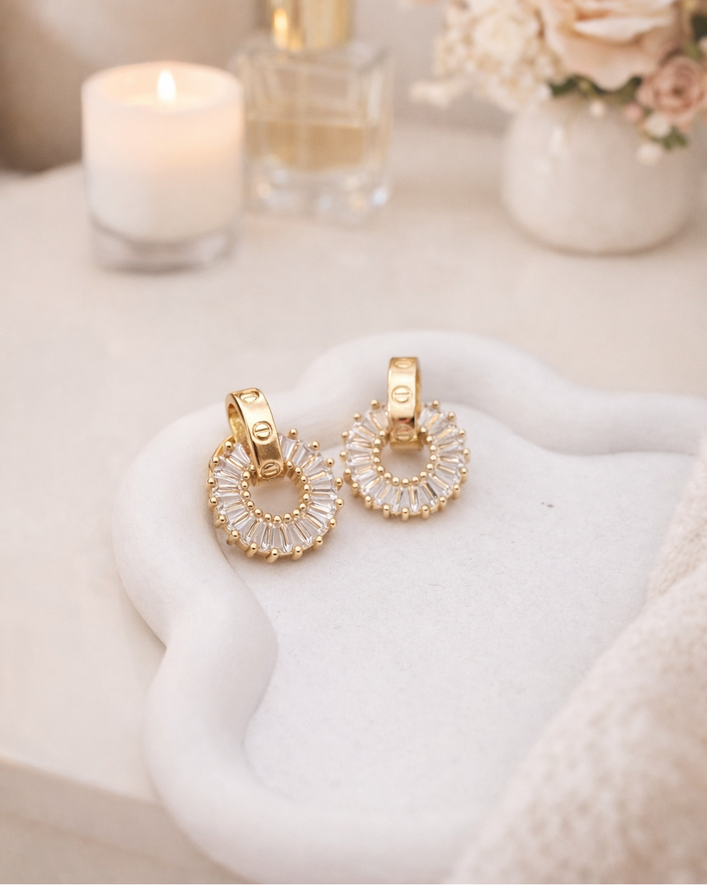 Komplekts auskari un ahāta rokasspraādze