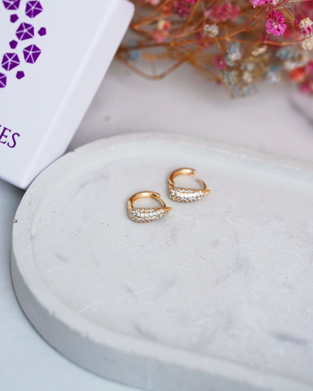 Auskari ar riņķīšu aizdari