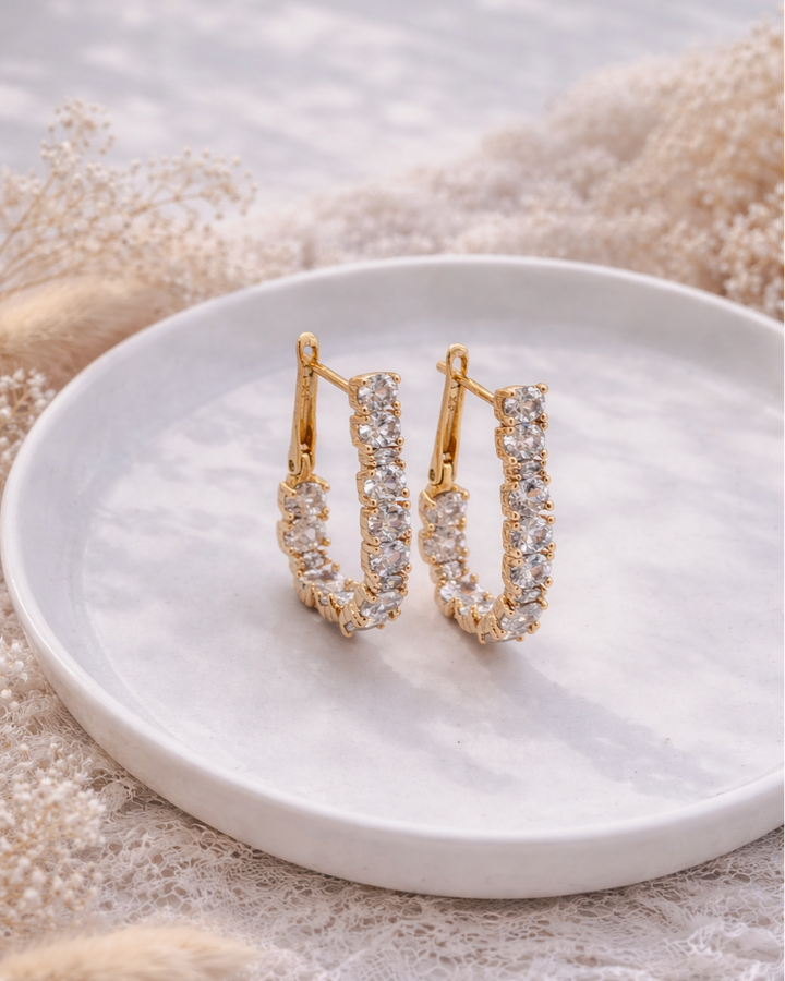 kristālu auskari ar angļu aizdari svinīgi auskari svētkiem