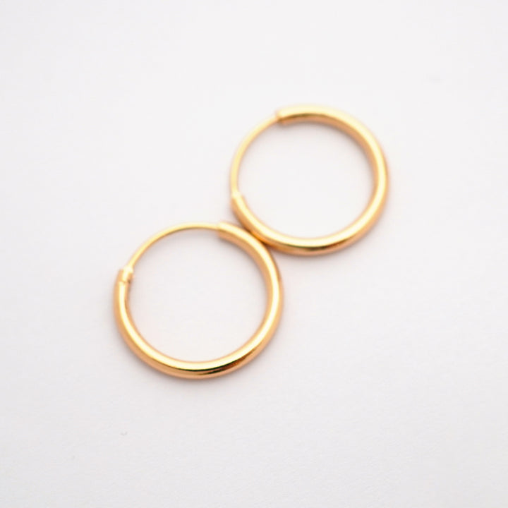 Auskari Classic gold 2cm