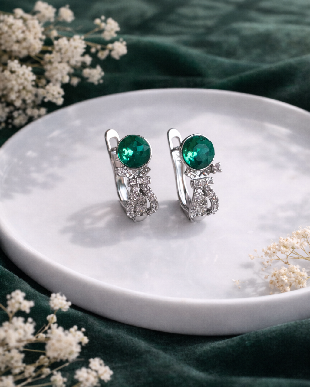 auskari ar rodija pārklājumu