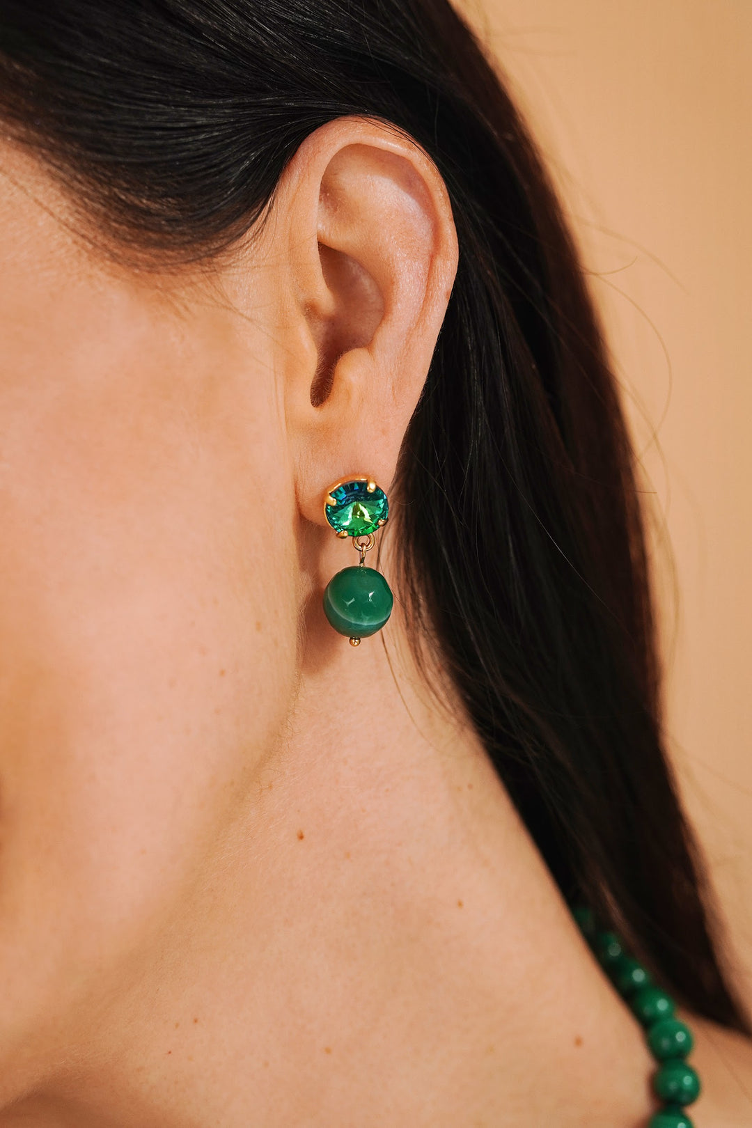 swarovski kristāla auskari
