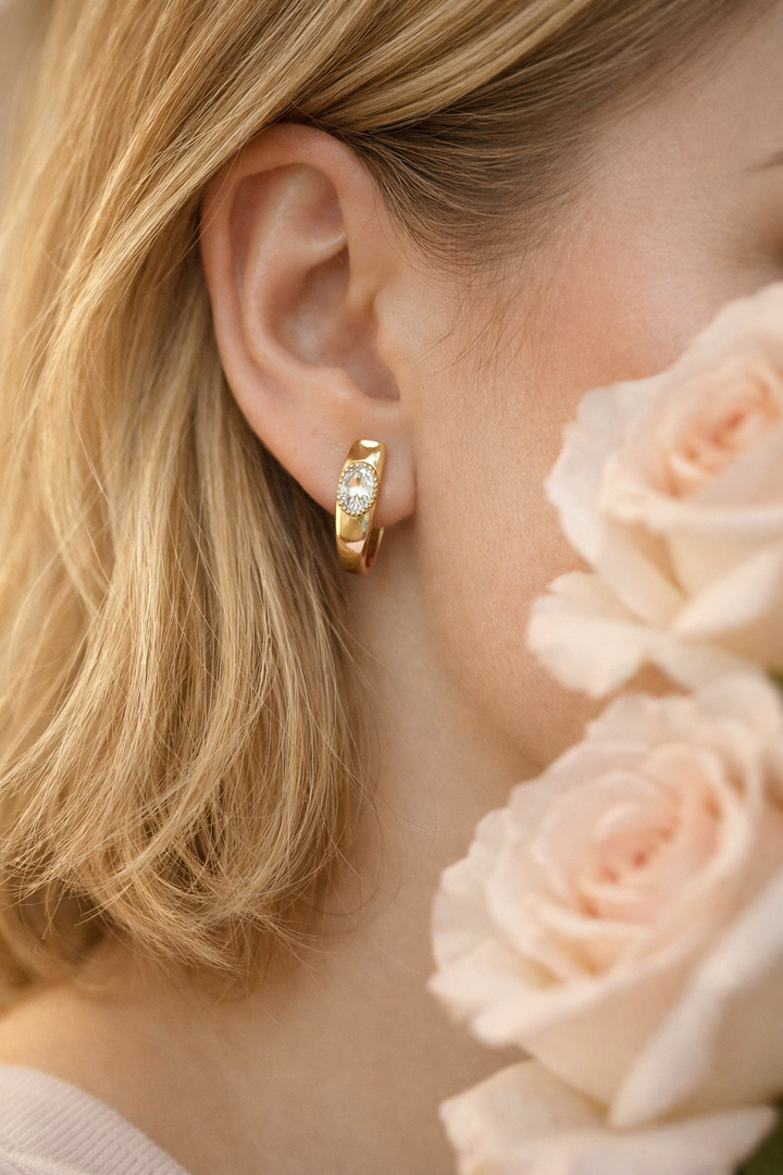 auskari ar kristālu ikdienai 