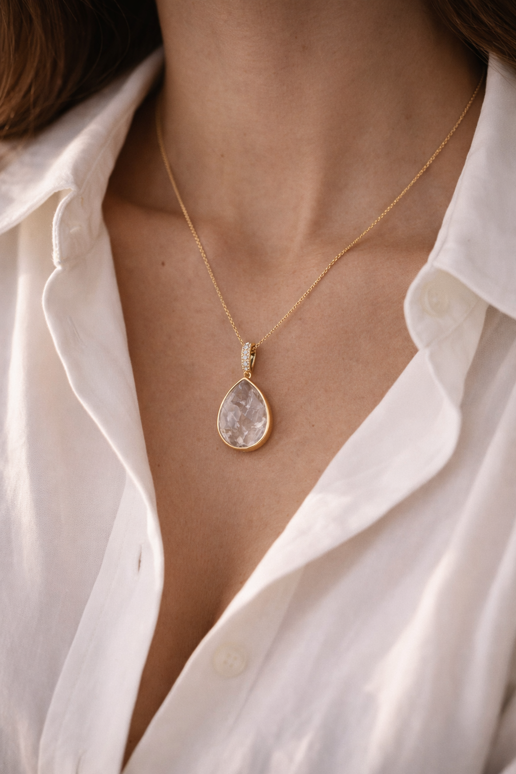 Ekskluzīva kvarca kaklarota