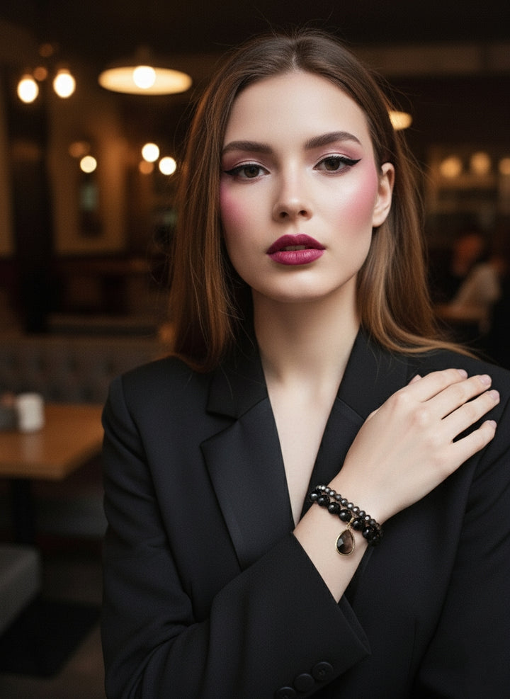 oniksa rokassprādze