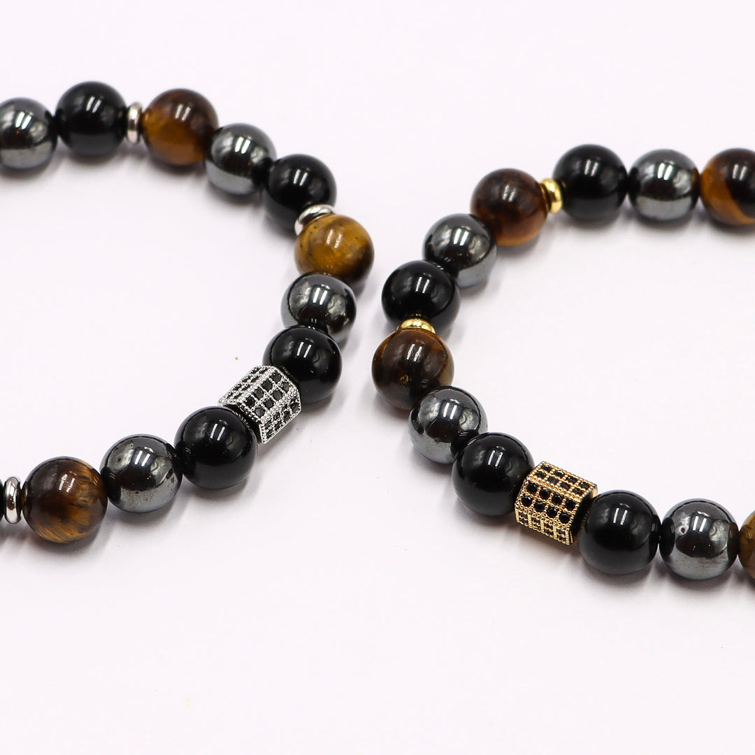 Daīga akmens 10mm rokassprādze