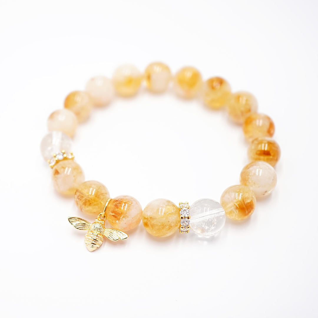 citrīna rokassprādze