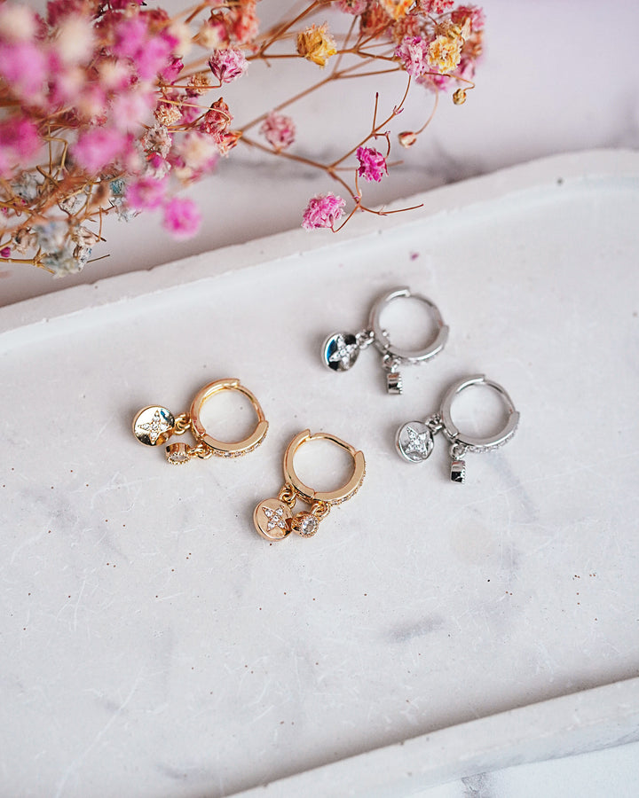 Auskari ar riņķīšu aizdari