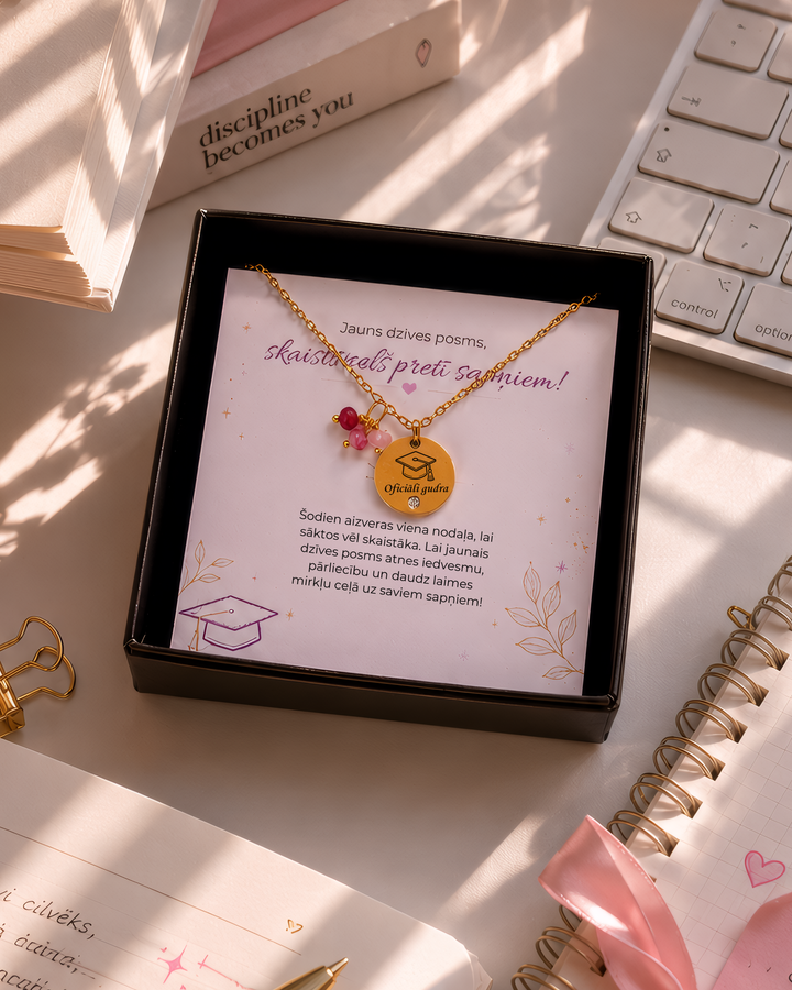 izlaiduma absolventa personalizēta dāvana ar gravējumu 
