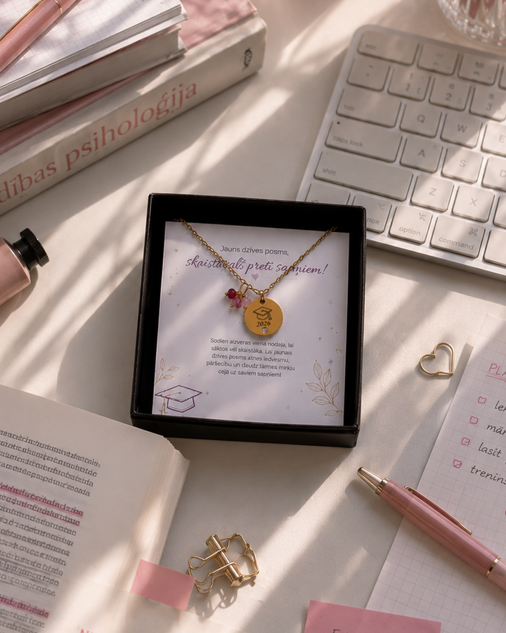 izlaiduma absolventa personalizēta dāvana ar gravējumu 