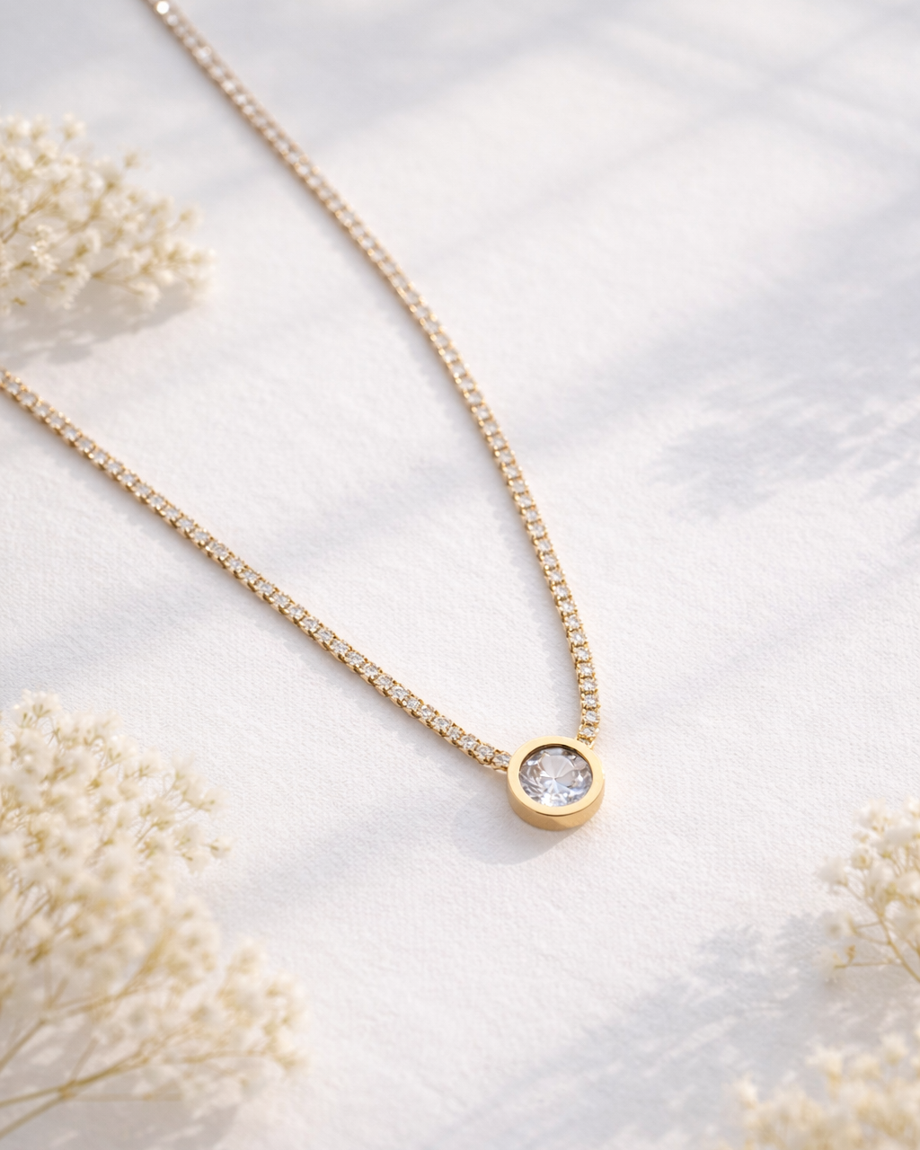 kaklarota ar swarovski kristāliem