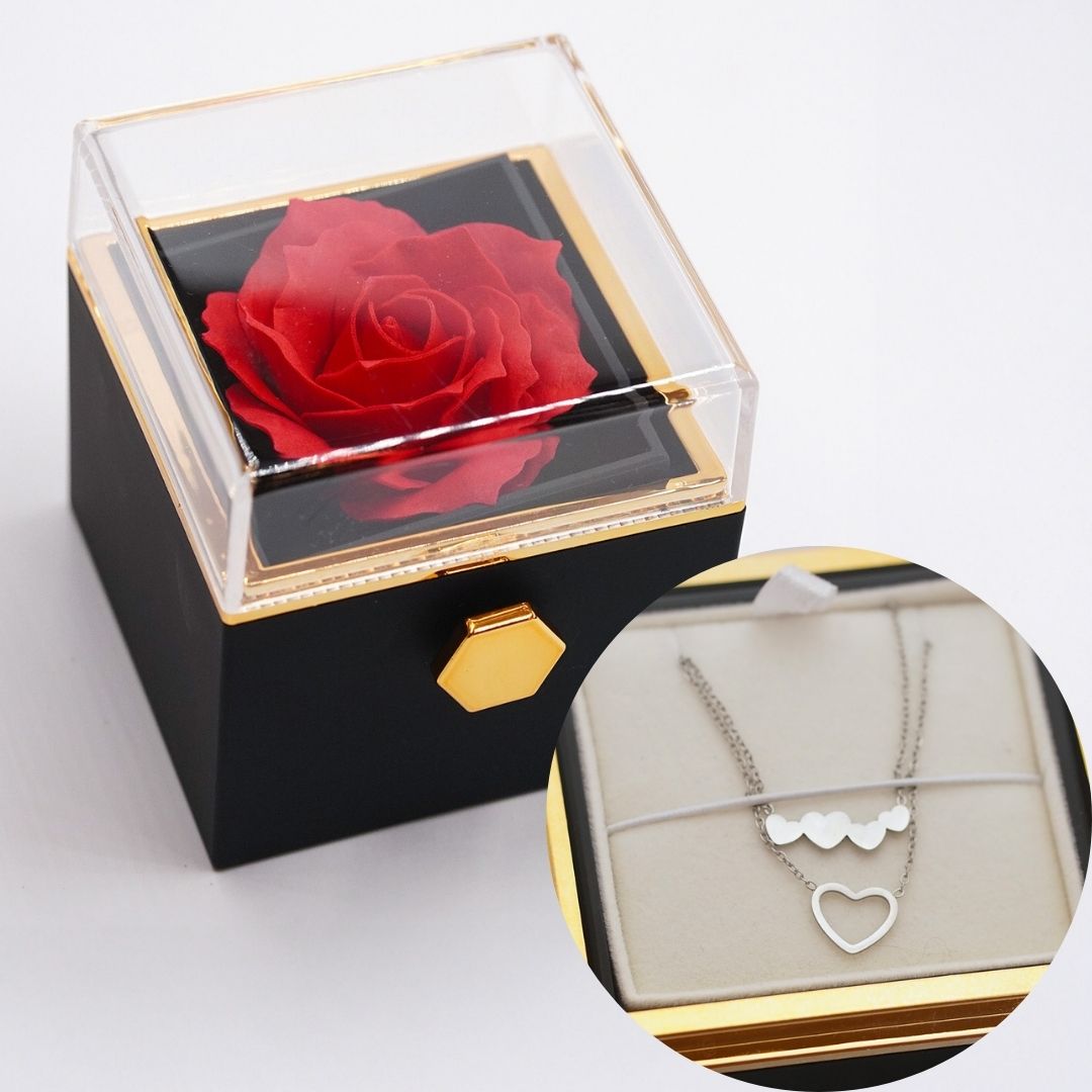 Mūžīgā roze + kaklarota