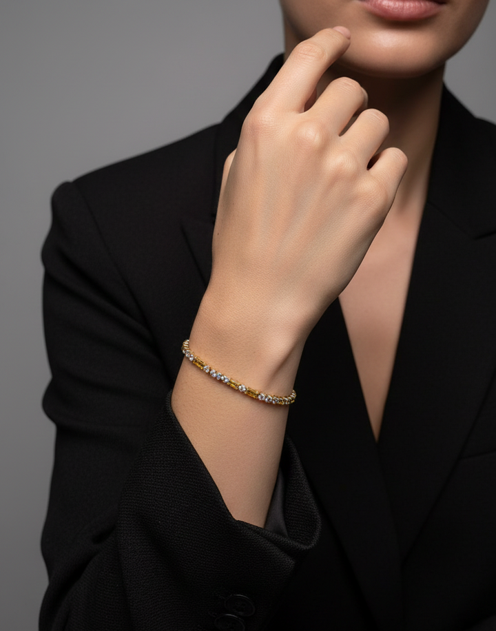 kristālu rokassprādze