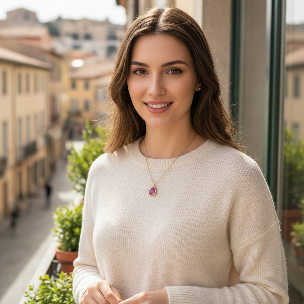 kulons rozā krāsā