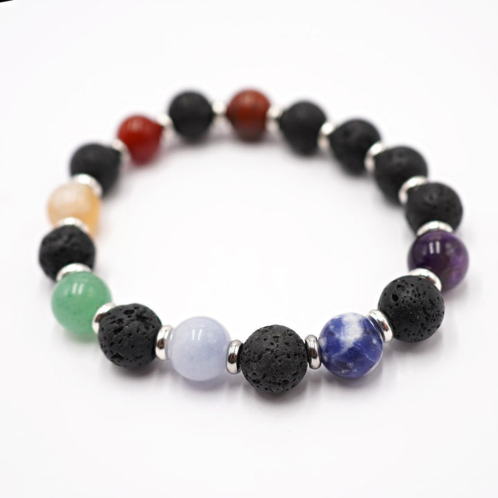 Rokassprādze 7 čakras, ar lavu, joga