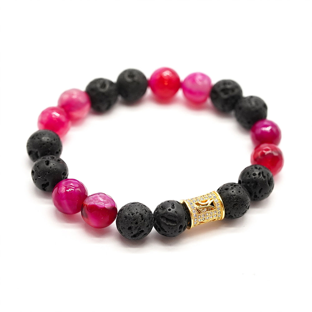 dabīgo akmeņu rokassprādze