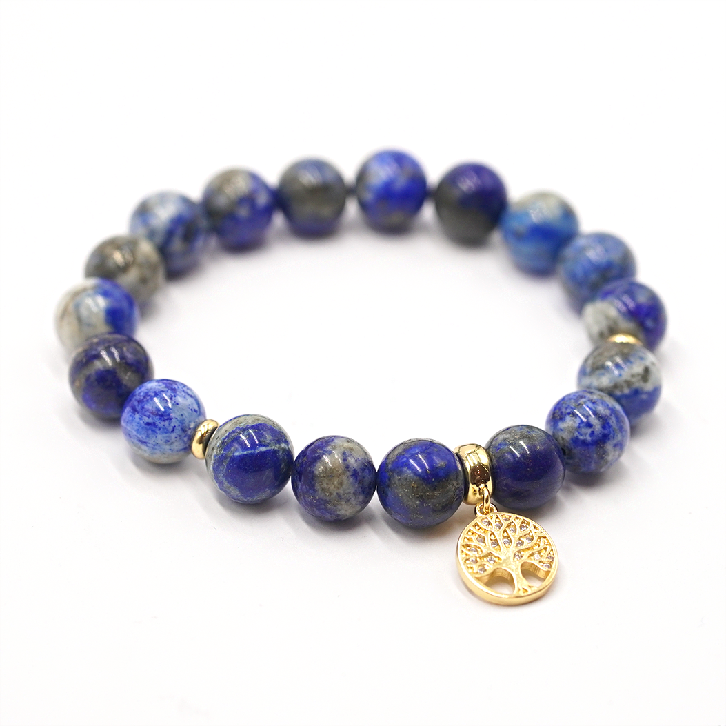  zila Lazurīta rokassprādze