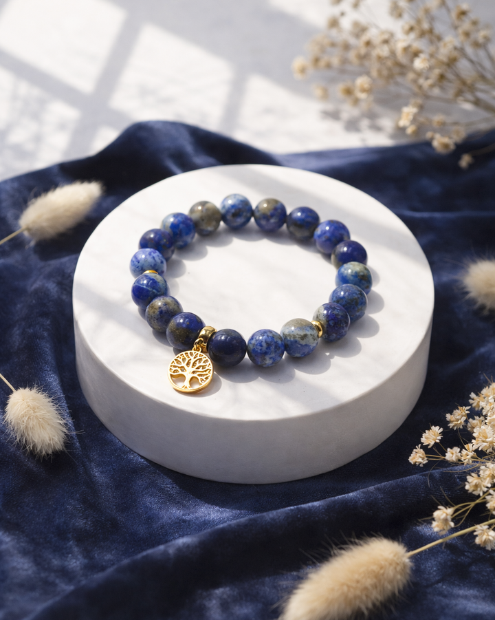 lazurīta rokassprādze