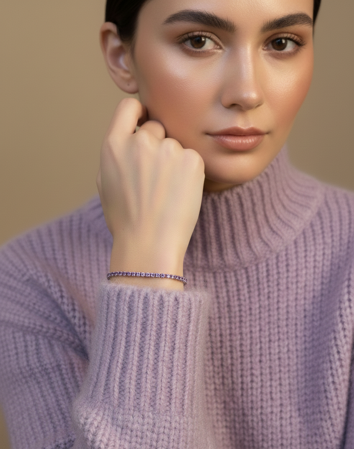 lillā rokassprādze