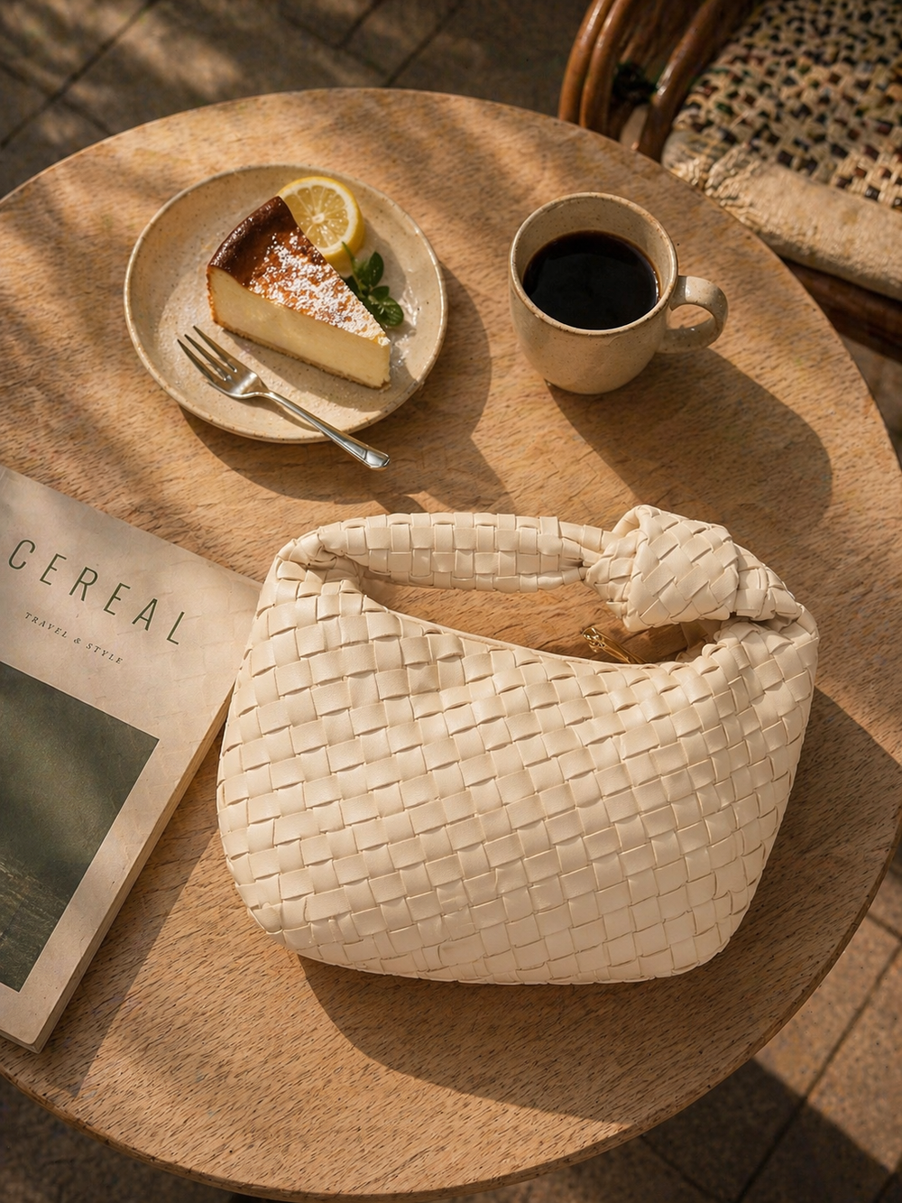 Moderns sieviešu rokassoma knot handle bag vairākās krāsās ar elegantu dizainu