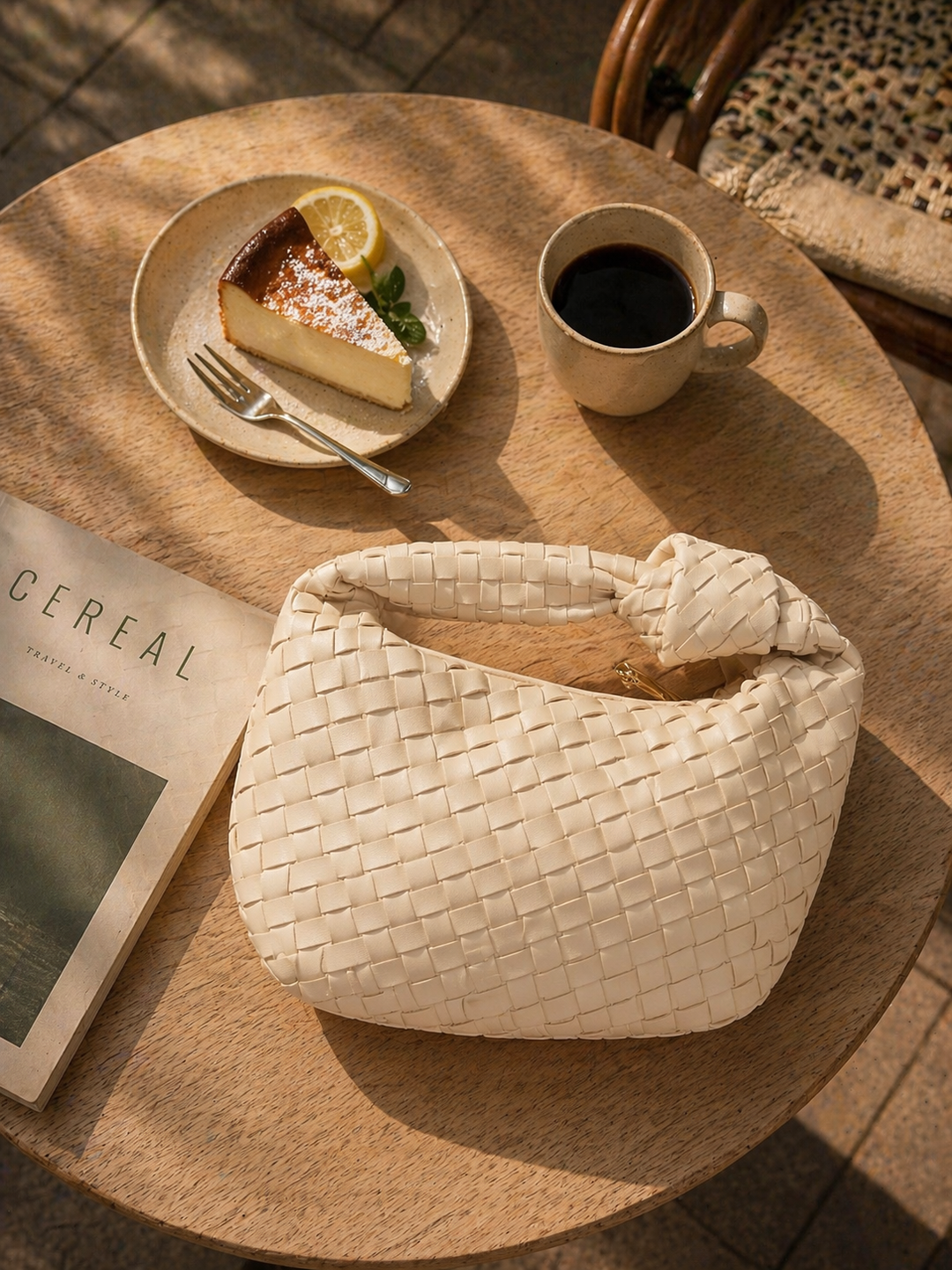Moderns sieviešu rokassoma knot handle bag vairākās krāsās ar elegantu dizainu