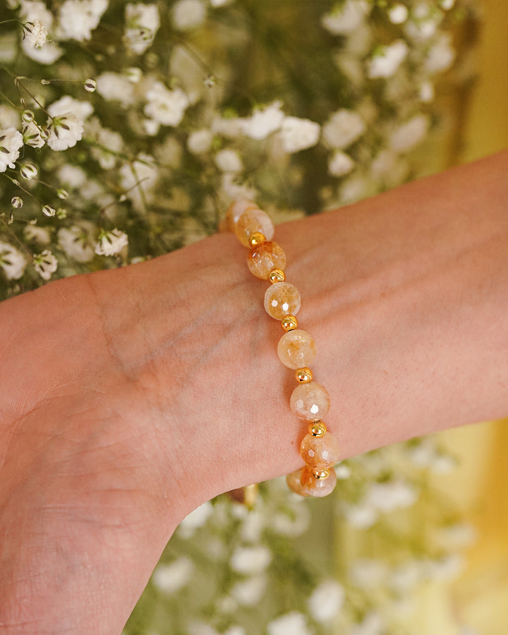 citrīna rokassprādze