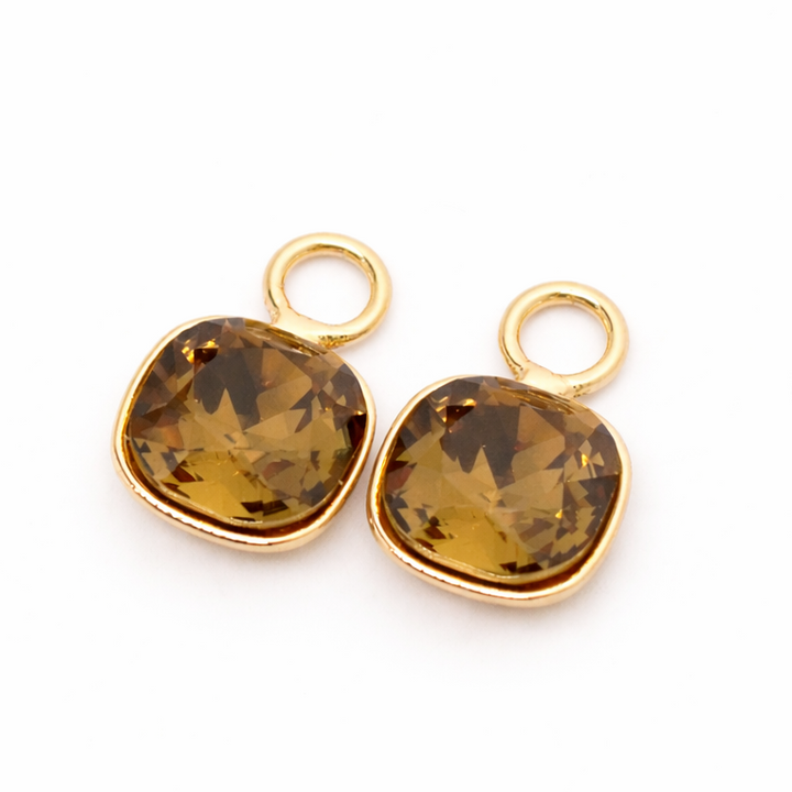 Kristālu piekariņi auskariem 2in1