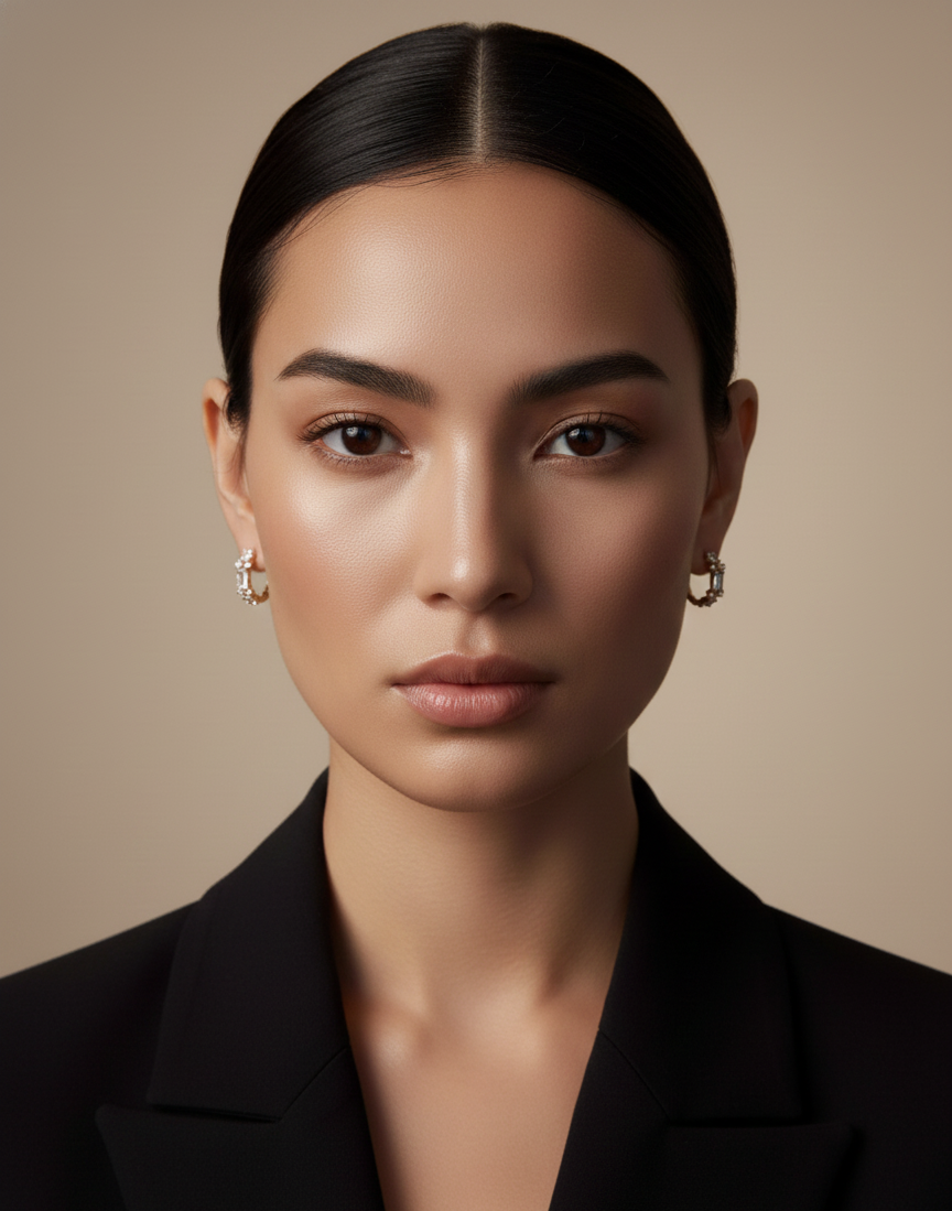 Kristālu riņķīšu auskari