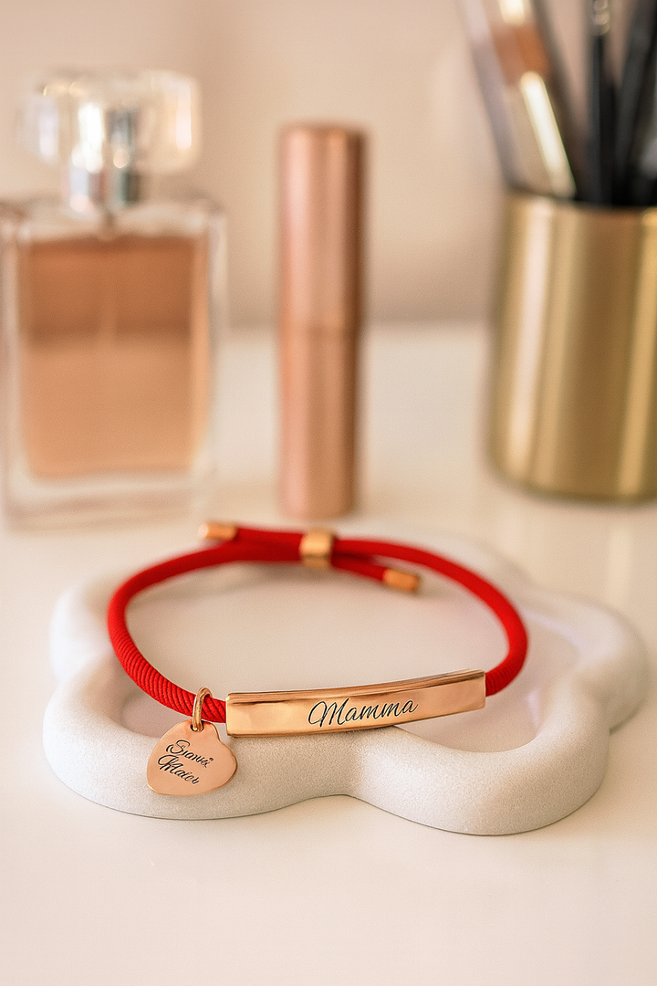 Rokassprādze red ar tavu gravējumu