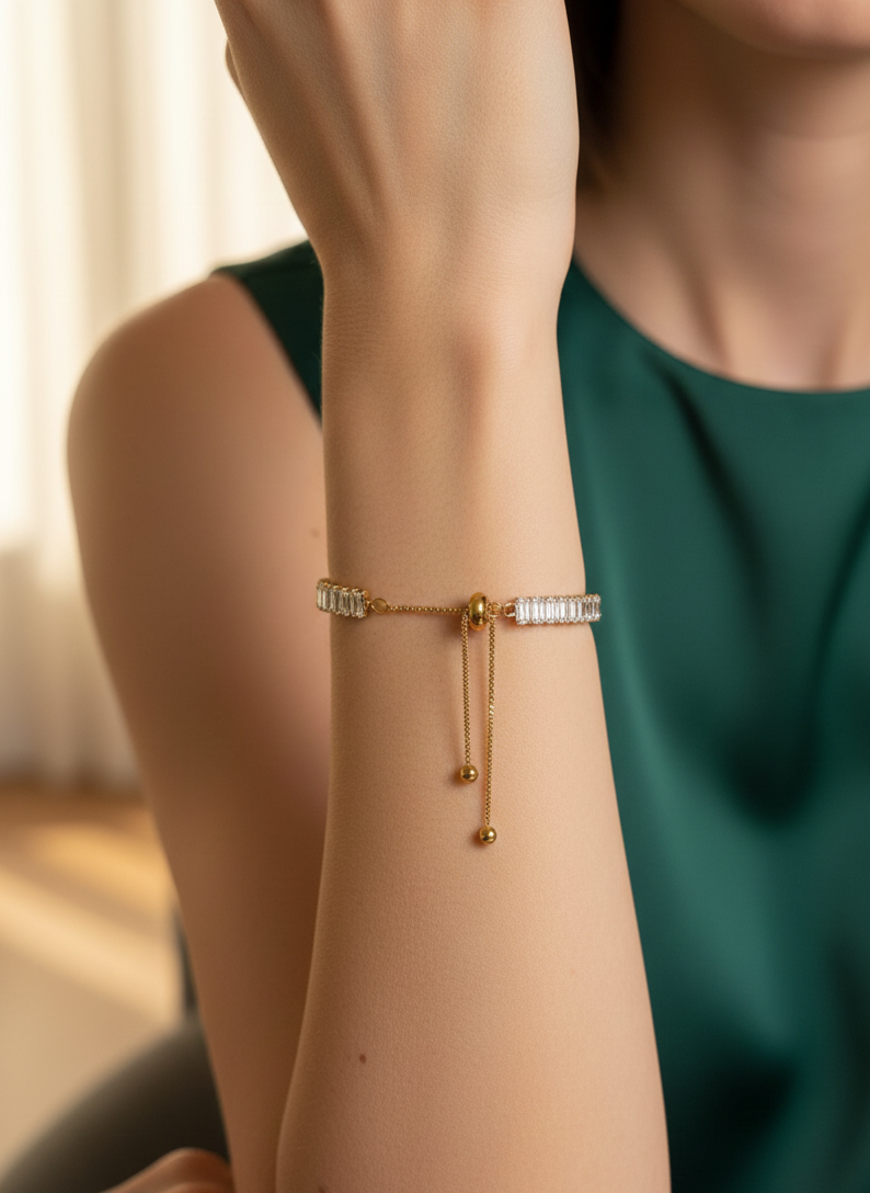 kristālu rokassprādze