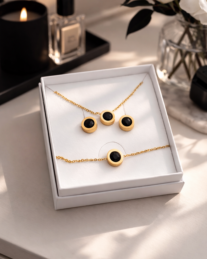 rotu komplekts sievietēm auskari kaklarotu rokassprādze