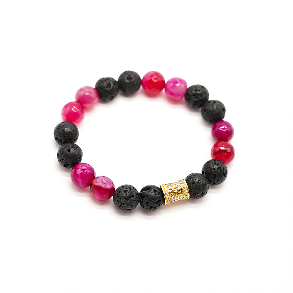 dabīgo akmeņu rokassprādze