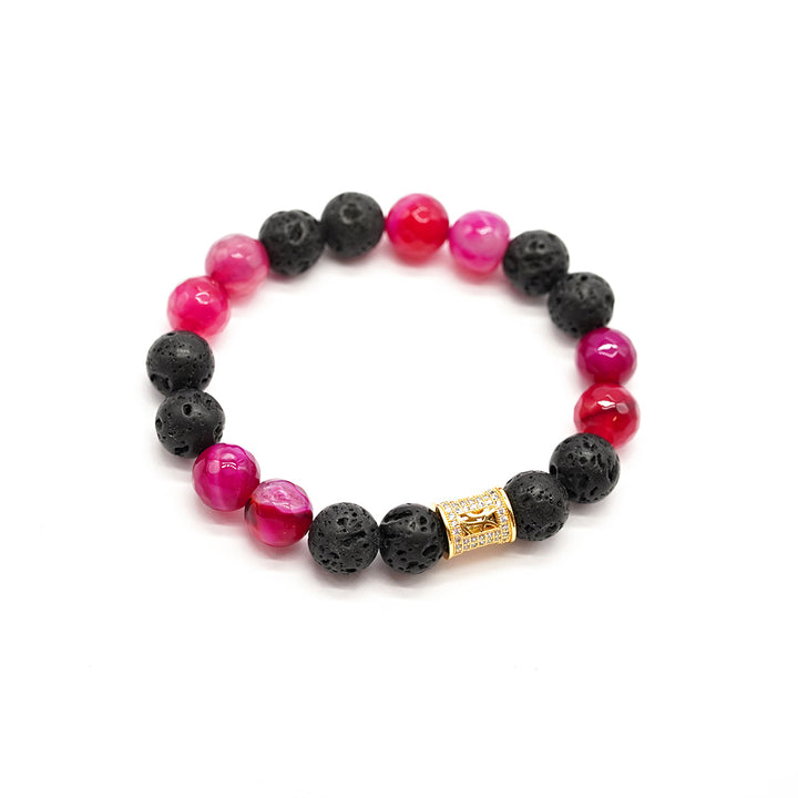 dabīgo akmeņu rokassprādze