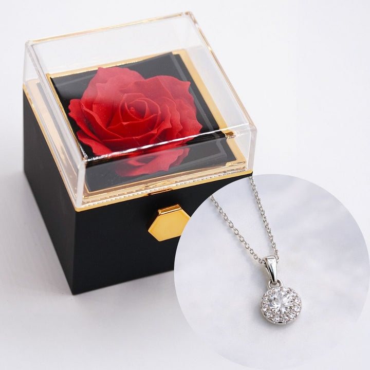 Mūžīgā roze ar kaklarotu Star