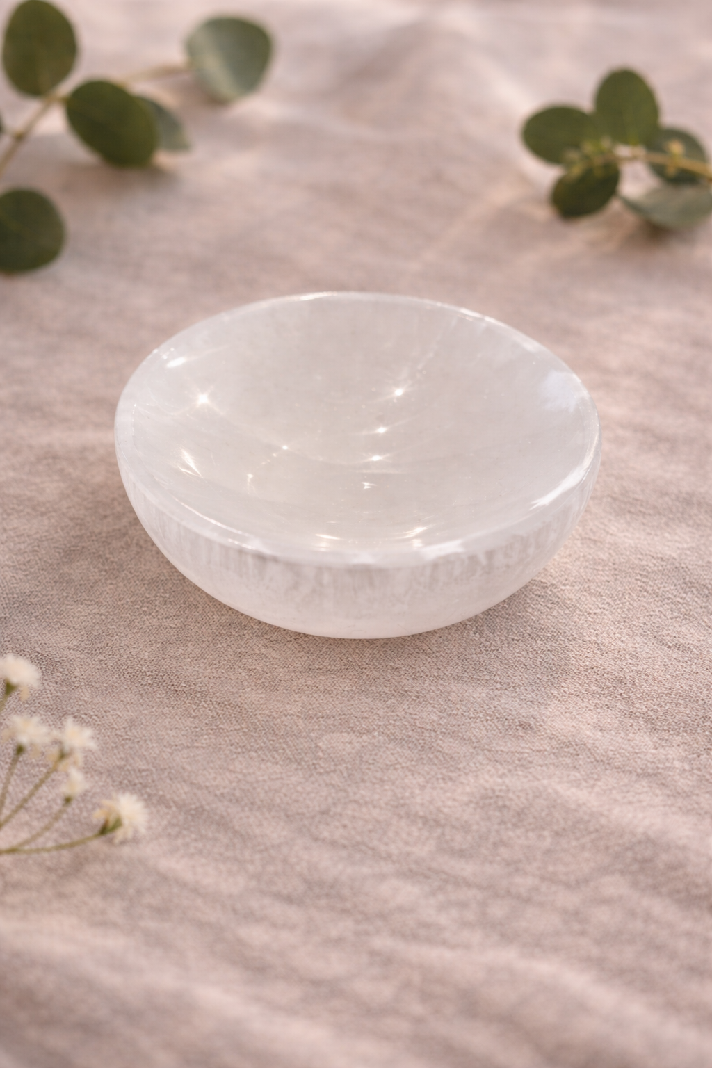 Dabīgā selenīta trauks