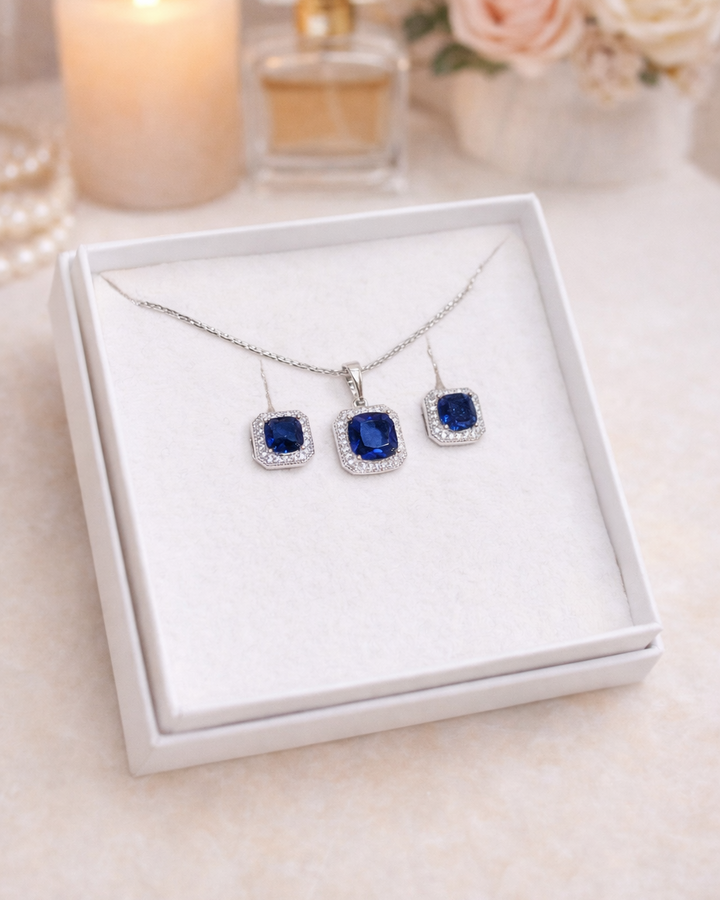 Nagliņu auskari un kaklarota