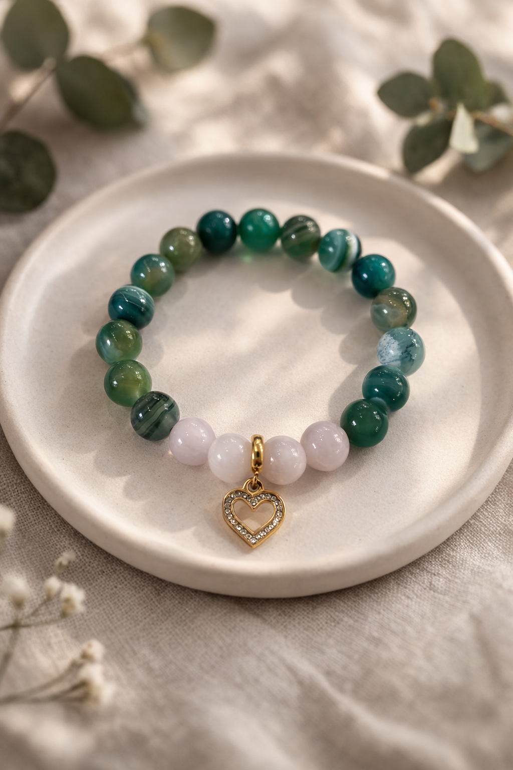 dabīgā akmens rokassprādze